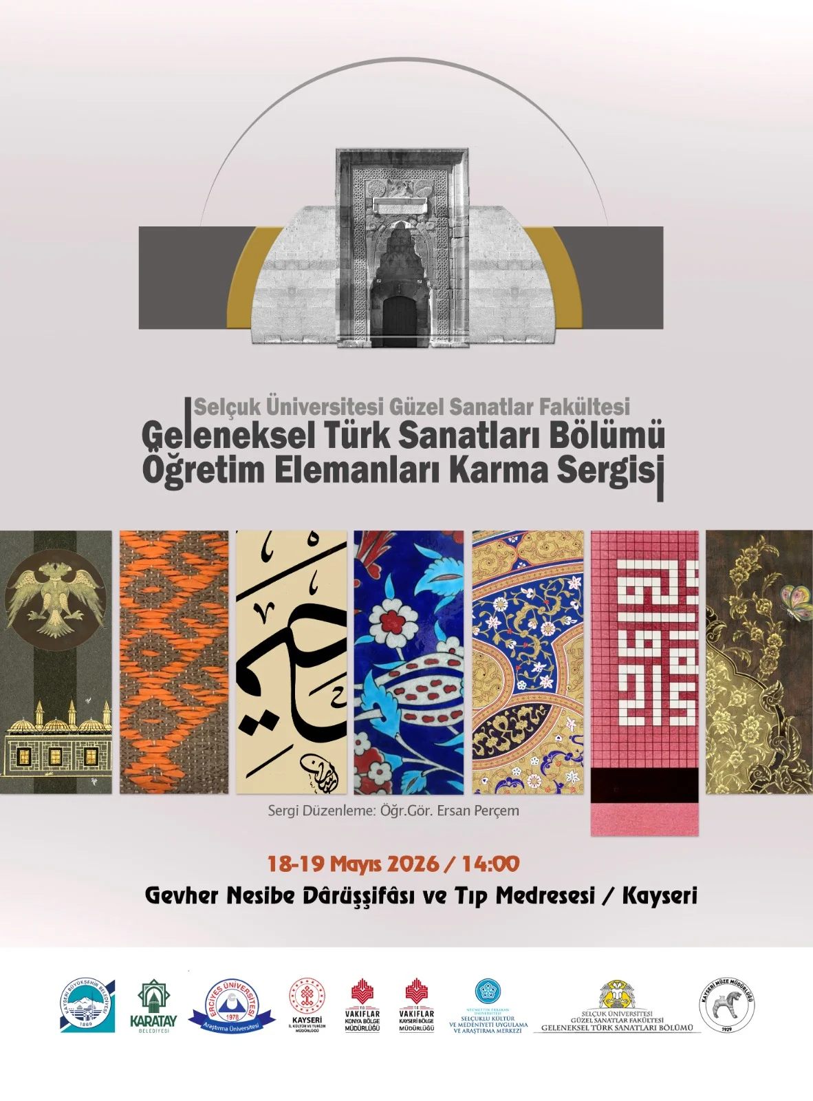 KAYSERİ'DE GELENEKSEL TÜRK SANATLARI SERGİSİ AÇILDI